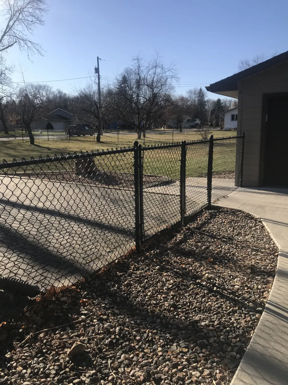 chain link fence project in the Twin Cities