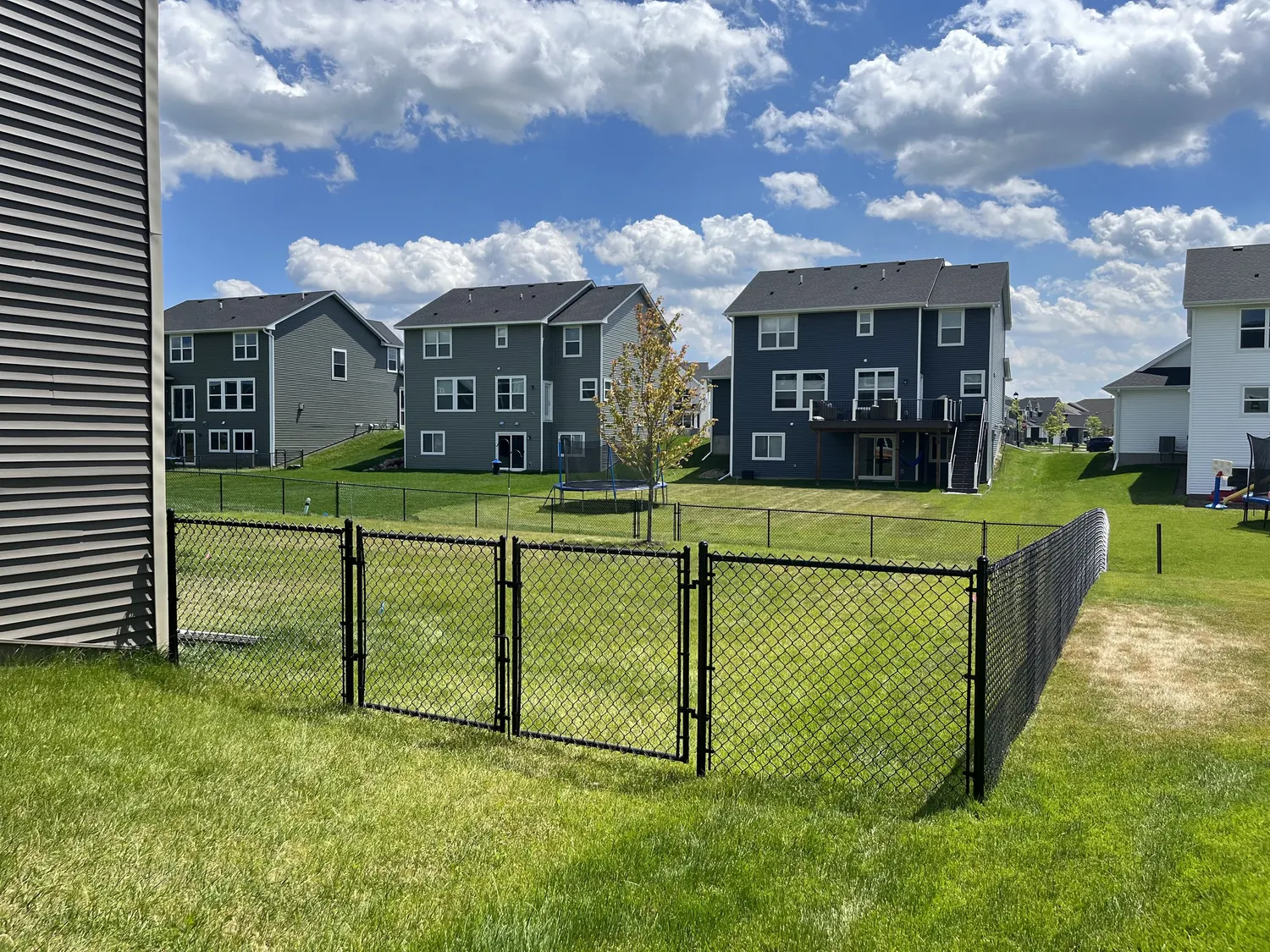 chain link fence project in the Twin Cities