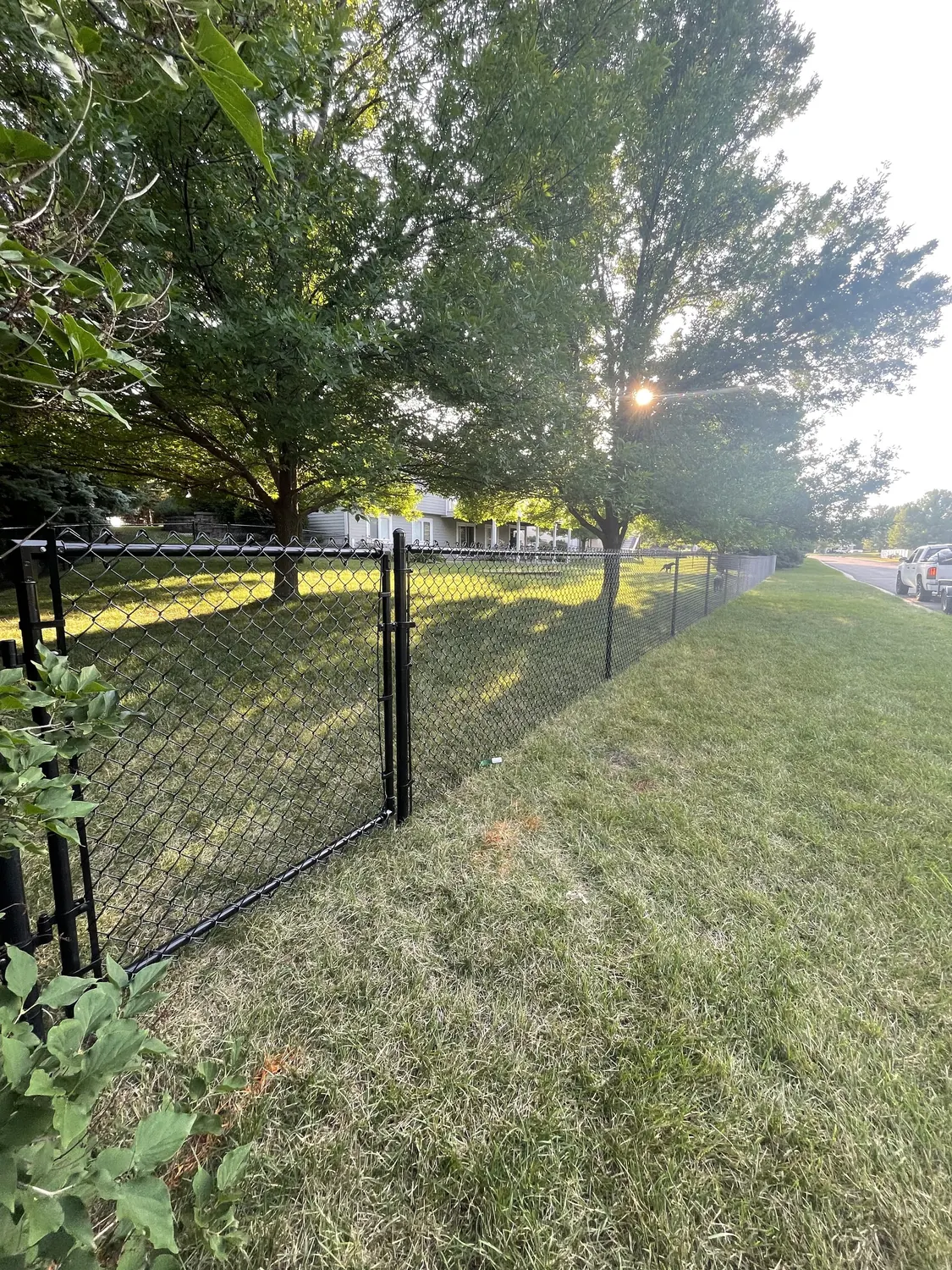 chain link fence project in the Twin Cities