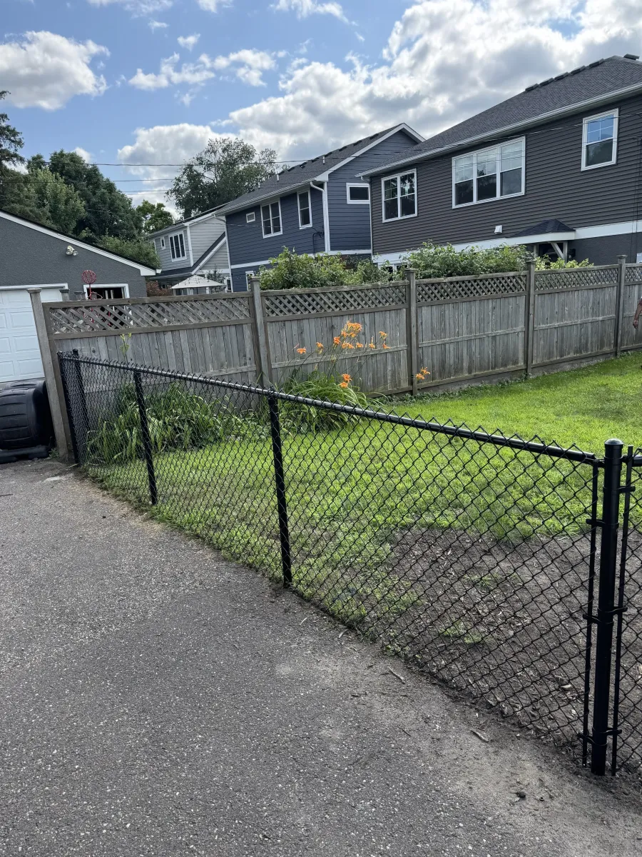Fence installed by Compass Fence Co. in the Minneapolis metro