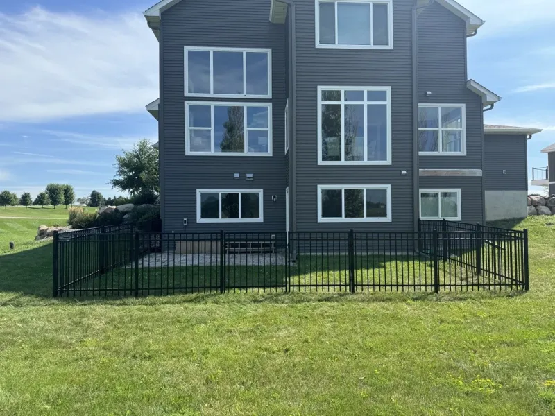 Ornamental fence installed in New Prague, MN