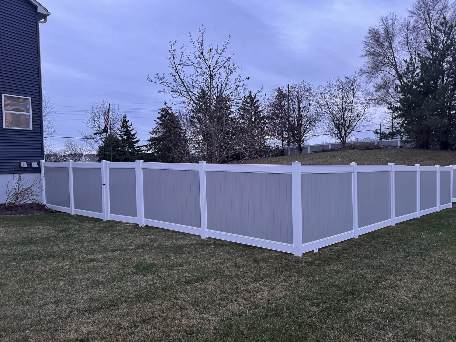 fence replacement project in the Twin Cities