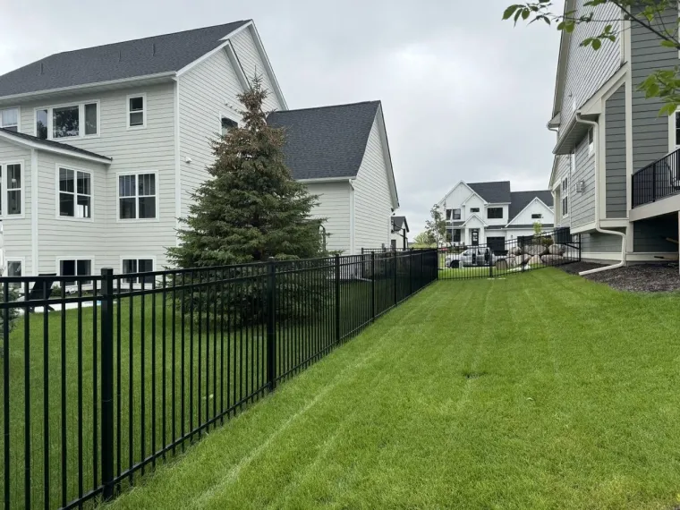 Ornamental steel fence installed in the Minneapolis metro