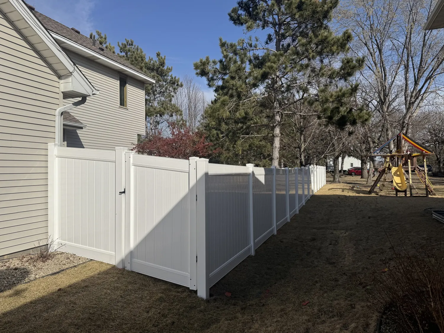 fence project in the Twin Cities